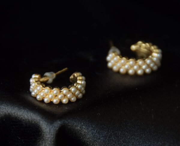 Arracadas Chicas Con Perlas