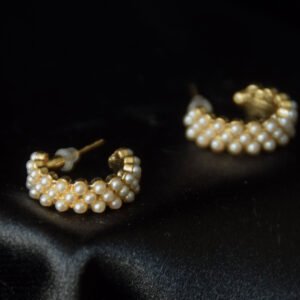 Arracada de Mini Perlas