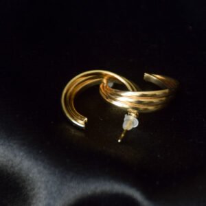 Arracada Doradas Triples