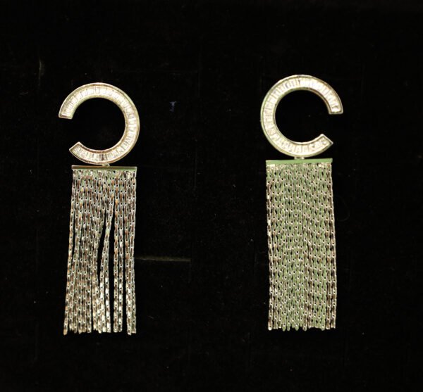 Arete Zirconia Cadenas Plata