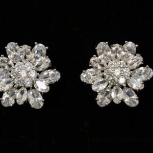 Aretes Zirconia flor