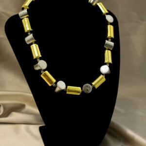 Collar tubos 2 tonos