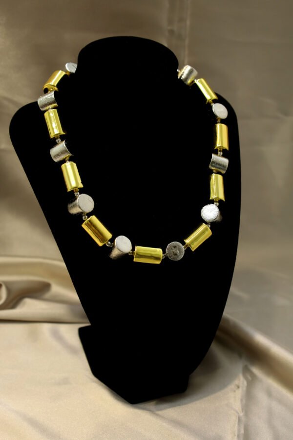 Collar tubos 2 tonos