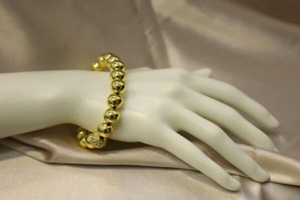 Pulsera Bolas Doradas